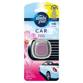Ambi Pur Car Flowers & Spring Připínací Osvěžovač Vzduchu 1 ks