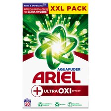 Ariel Washing Powder 3.25KG 50 Washes, +Extra Clean Power
