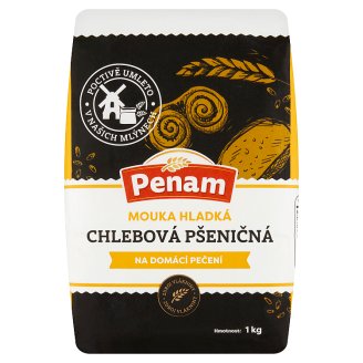Penam Pšeničná mouka hladká na domácí chléb 1kg