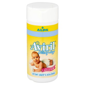 Alpa Aviril Dětský zásyp s azulenem 100g