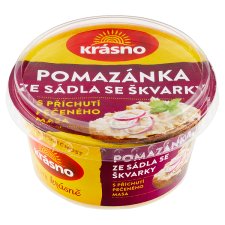 Krásno Pomazánka ze sádla se škvarky s příchutí pečeného masa 150g