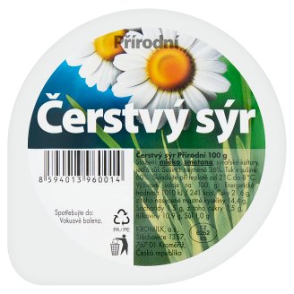 Přírodní čerstvý sýr 100g