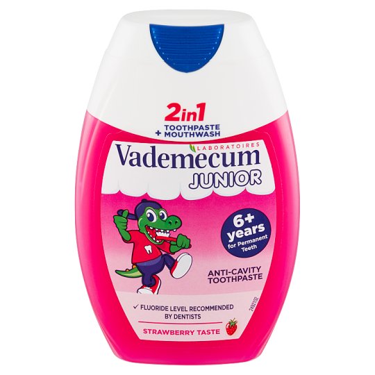 Vademecum Junior Toothpaste with Mouthwash 2in1 75ml Tesco Groceries