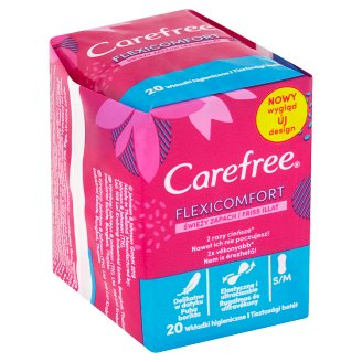 Carefree FlexiComfort Slipové vložky se svěží vůní 20 ks