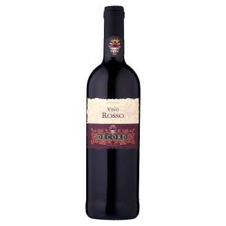 Decordi Vino Rosso suché červené víno 750ml