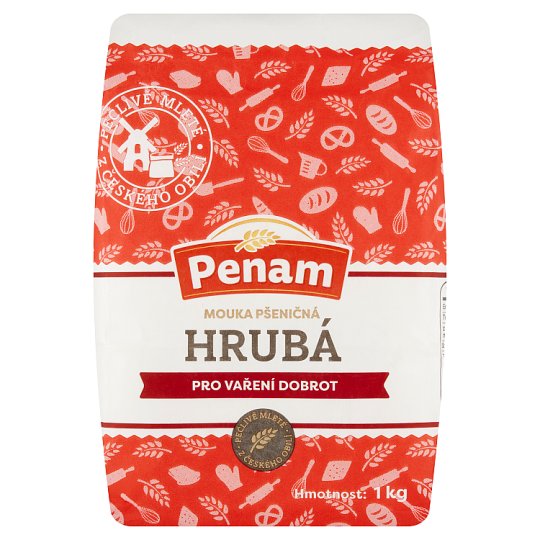 Penam Pšeničná mouka hrubá 1kg