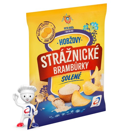 Strážnické Brambůrky Hobžovy jemně solené 60g