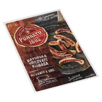 Ponnath ŘEZNIČTÍ MISTŘI Bavorská grilovací klobása e 200g