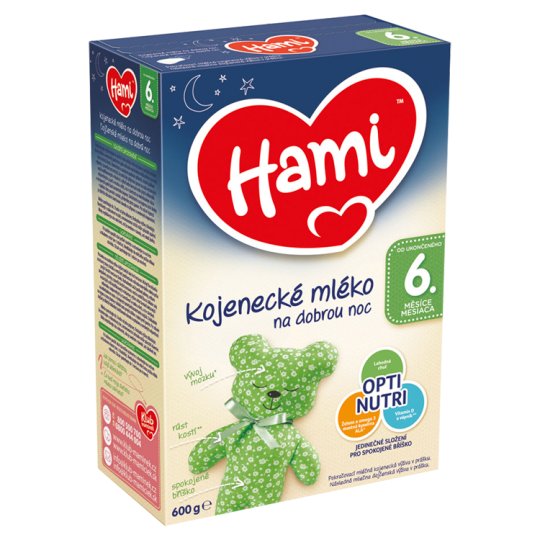 Hami 6+ kojenecké mléko na dobrou noc od uk. 6. měsíce 600g