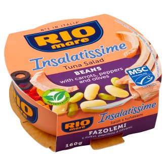 Rio Mare Insalatissime Hotový pokrm ze zeleniny a tuňáka 160g