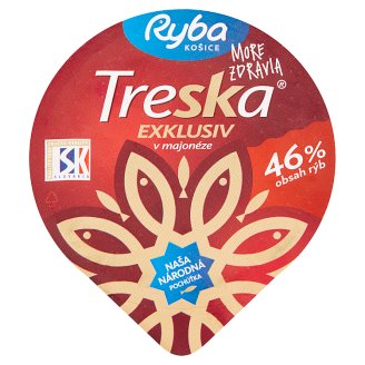 Ryba Treska v majonéze exklusiv 140g