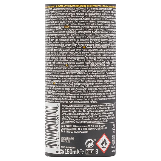AXE Gold Deodorant sprej pro muže 150ml