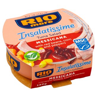 Rio Mare Insalatissime Hotový pokrm ze zeleniny a tuňáka 160g
