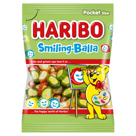 Haribo Smiling-Balla želé s ovocnými příchutěmi 100g