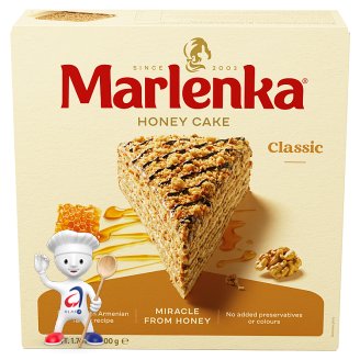 Marlenka Medový dort s vlašskými ořechy 800g