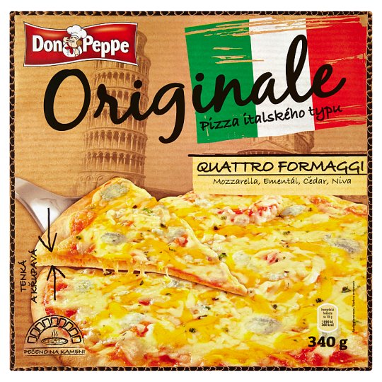 Don Peppe Originale Pizza quattro formaggi 340g