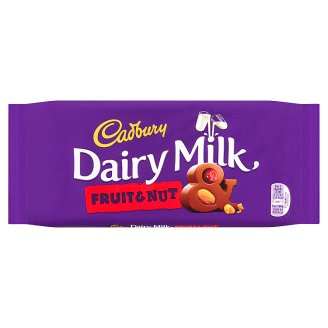 Cadbury Family mléčná čokoláda se sušeným hroznem a mandlemi 200g