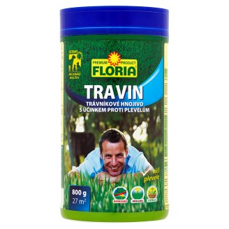 Floria Travin Trávníkové hnojivo s účinkem proti plevelům 800g