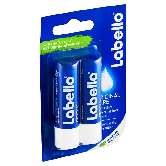 Labello Original Caring Lip Balm 2 x 4.8g - Tesco Groceries