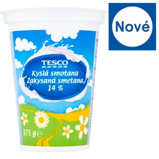 Tesco Zakysaná smetana 14 % 375g