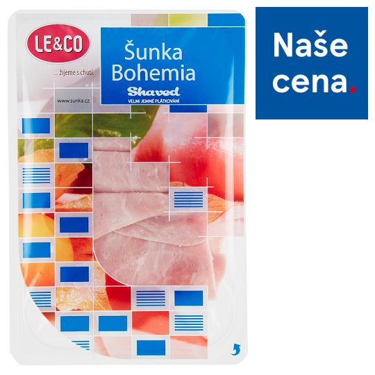 Tesco Bohemia šunka jemné plátky 100g
