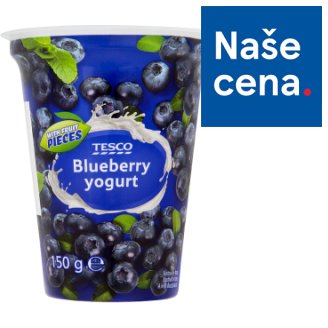 Tesco Jogurt borůvkový 150g