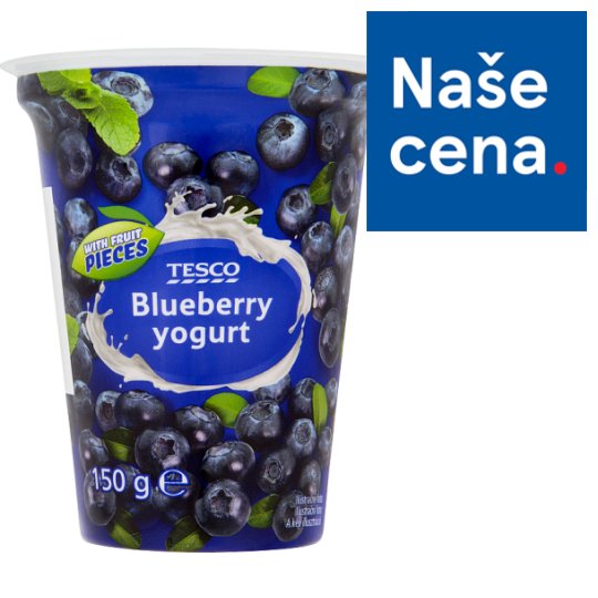 Tesco Jogurt borůvkový 150g