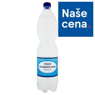Tesco Pramenitá voda nesycená 1,5l