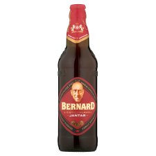Bernard S čistou hlavou Jantar Non-Alcoholic Semi-Dark Beer 0.5L