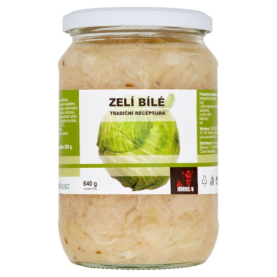 Severofrukt Zelí bílé 640g