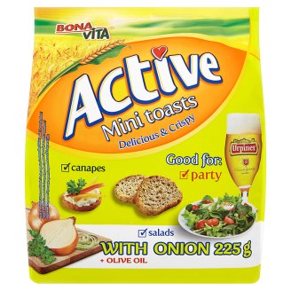 Bona Vita Active Mini toasty cibulové 225g