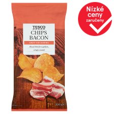 Tesco Chips Bacon 200g
