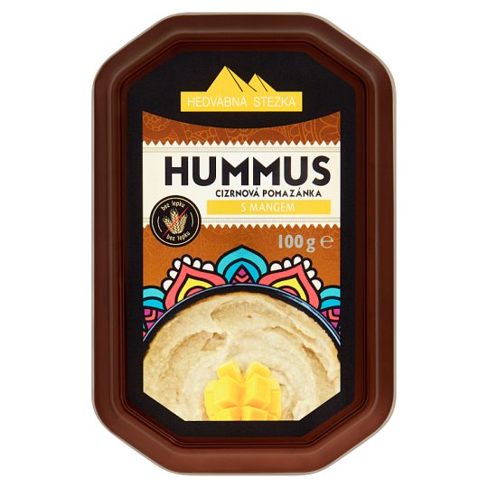 Hedvábná Stezka Hummus cizrnová pomazánka s mangem 100g