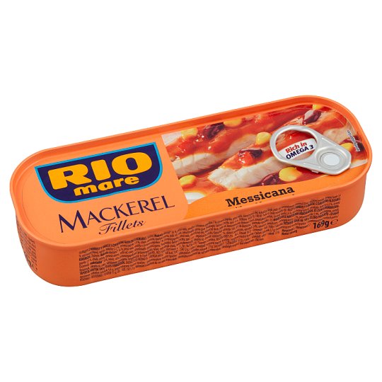 Rio Mare Mackerel Fillets in Sauce with Red Beans and Corn 169g