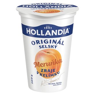 Hollandia Selský jogurt meruňky s kulturou BiFi 200g