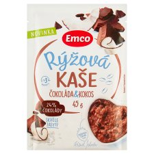 Emco Rice Porridge Chocolate & Coconut 45g