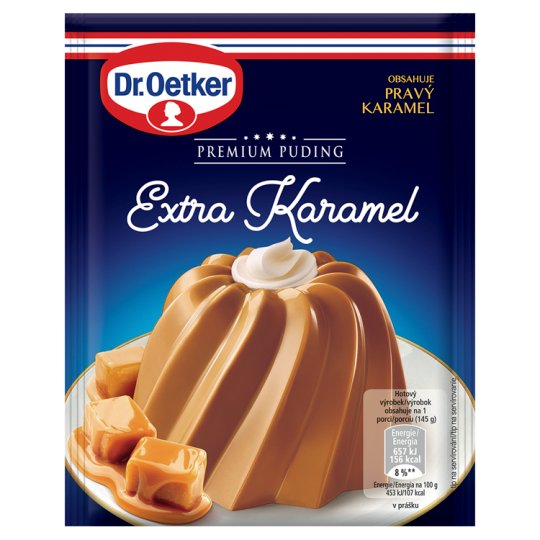 Dr. Oetker Premium Puding Extra karamel 42g
