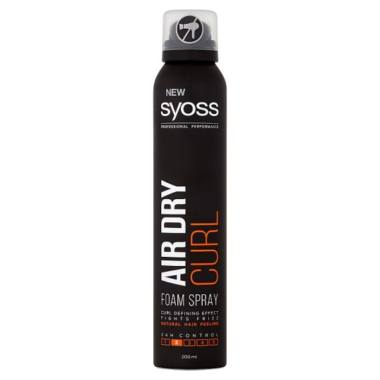 Syoss Air Dry pěna ve spreji Curl 200ml