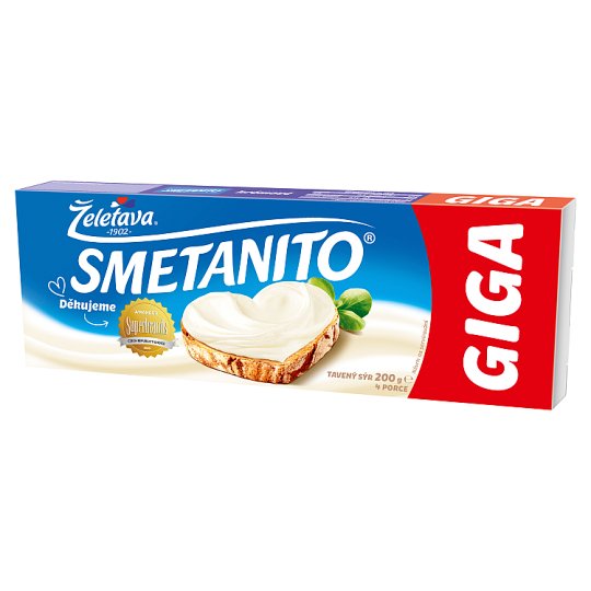 Želetava Smetanito Giga smetanové 4 ks 200g