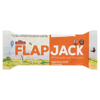 Wholebake Britský flapjack z ovesných vloček s meruňkami a mandlemi 80g