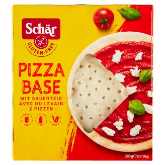 Schär Pizza Base pečivo speciální bez lepku, 2x pizza korpus 300g