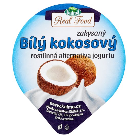 Kalma Real Food Zakysaný bílý kokosový 125g