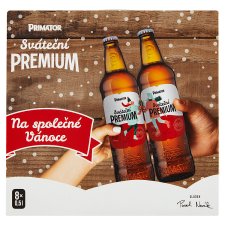 Primátor Sváteční premium pivo světlý ležák 8 x 0,5l