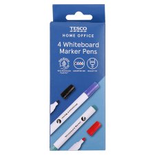 Tesco Home Office Whiteboard Markers 4 pcs