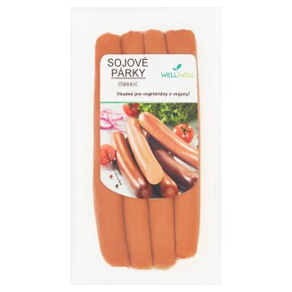WELL WELL Sojové párky classic 200g