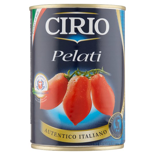 Cirio Loupaná oválná rajčata v rajčatové šťávě 400g