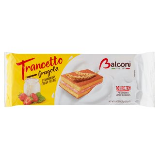 Balconi Trancetto s jogurtovo-jahodovou náplní 10 x 28g