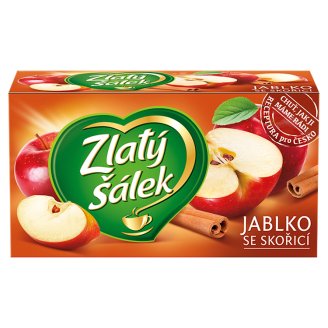 Zlatý Šálek Ovocný čaj jablko se skořicí 20 x 1,75g