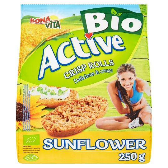 Bona Vita Active Bio křehké rohlíčky slunečnicové 250g