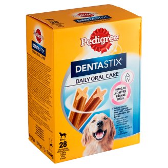 Pedigree Dentastix Denní péče o ústní dutinu 25kg+ 28 tyčinky 4 x 270g
